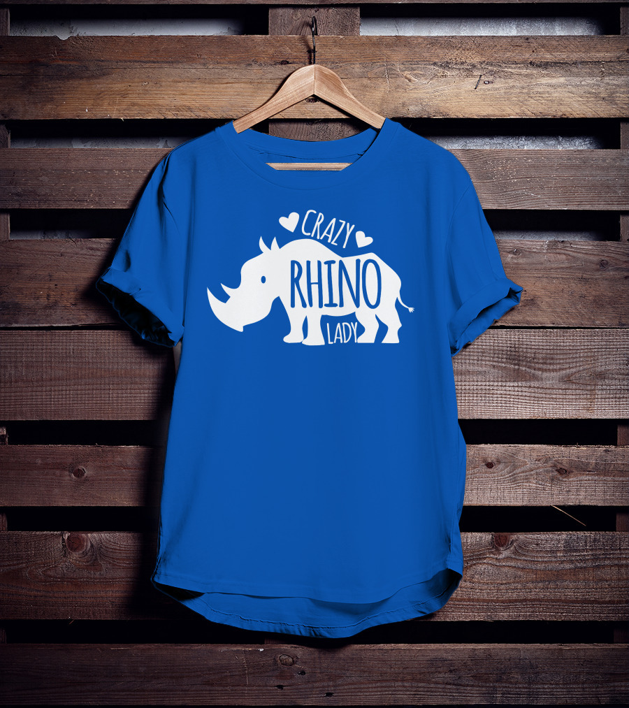 CRAZY RHINO LADY T-Shirt