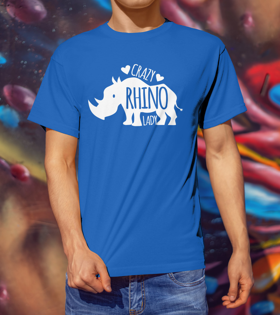 CRAZY RHINO LADY T-Shirt