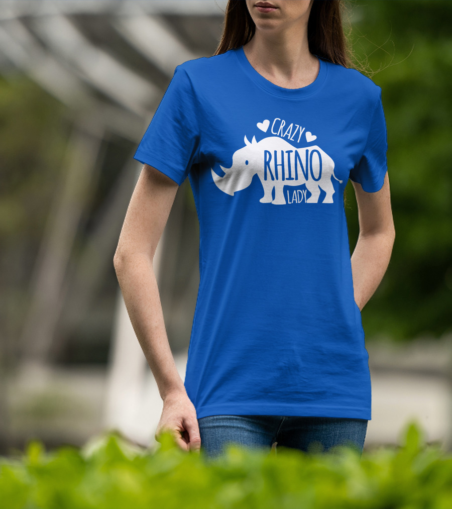 CRAZY RHINO LADY T-Shirt