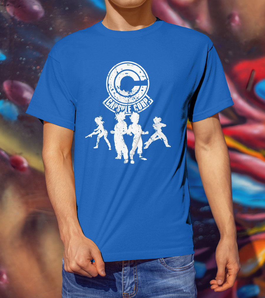 Capsule Corp Dragon Ball Z Characters T-Shirt