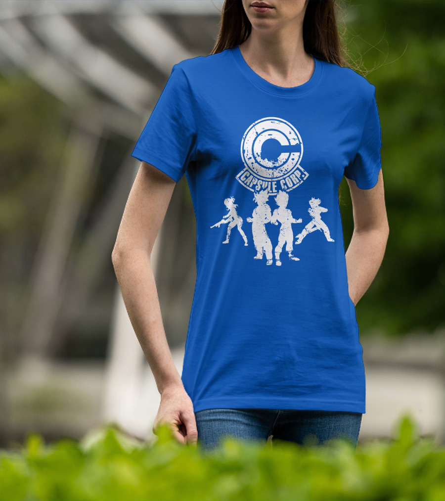 Capsule Corp Dragon Ball Z Characters T-Shirt