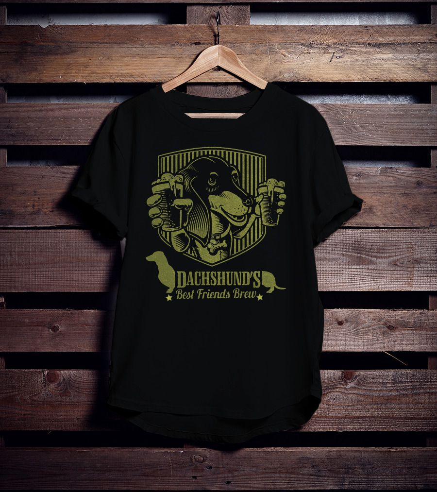 Dachshund's Best Friends Brew T-Shirt