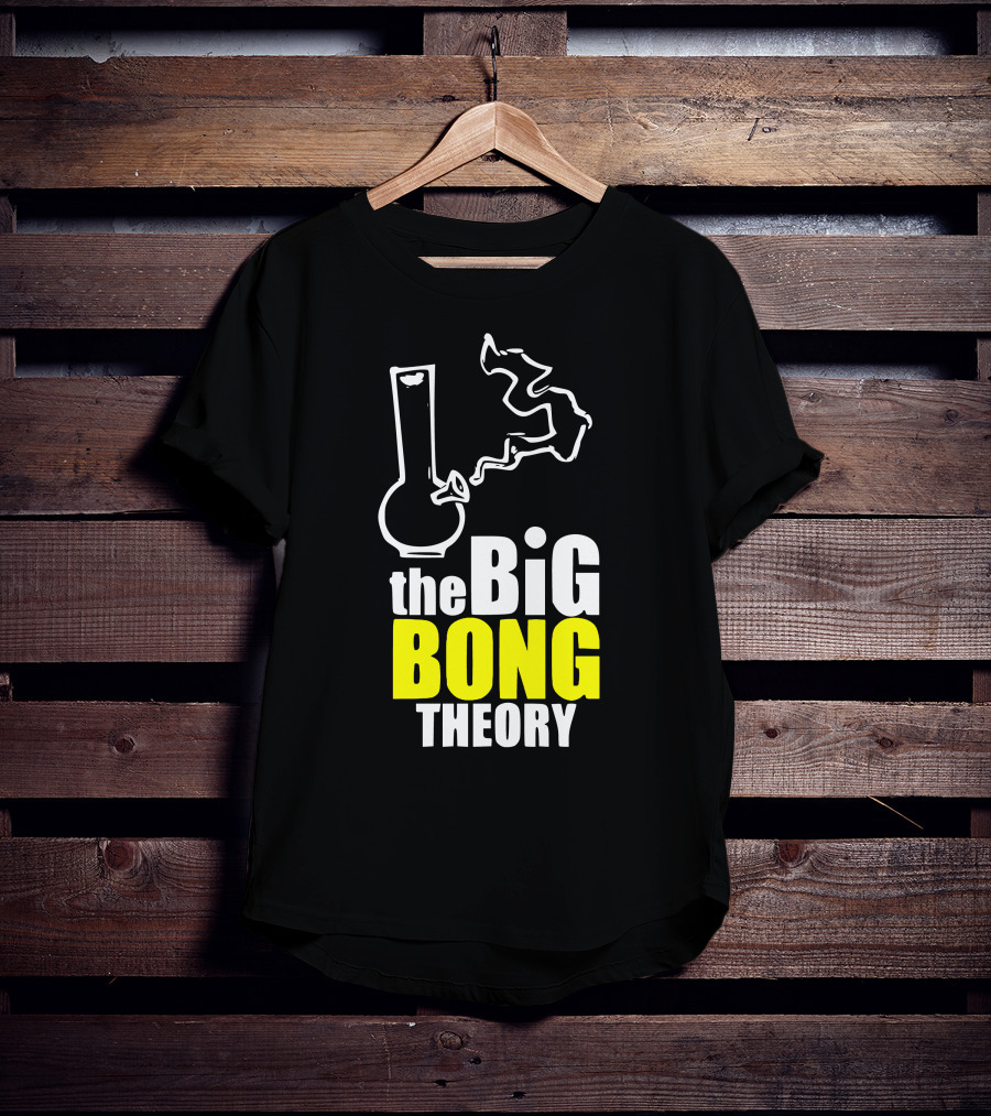 The Big Bong Theory White Bong Smoke T-Shirt