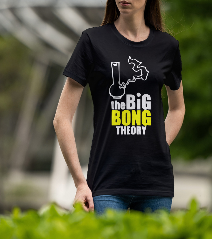 The Big Bong Theory White Bong Smoke T-Shirt