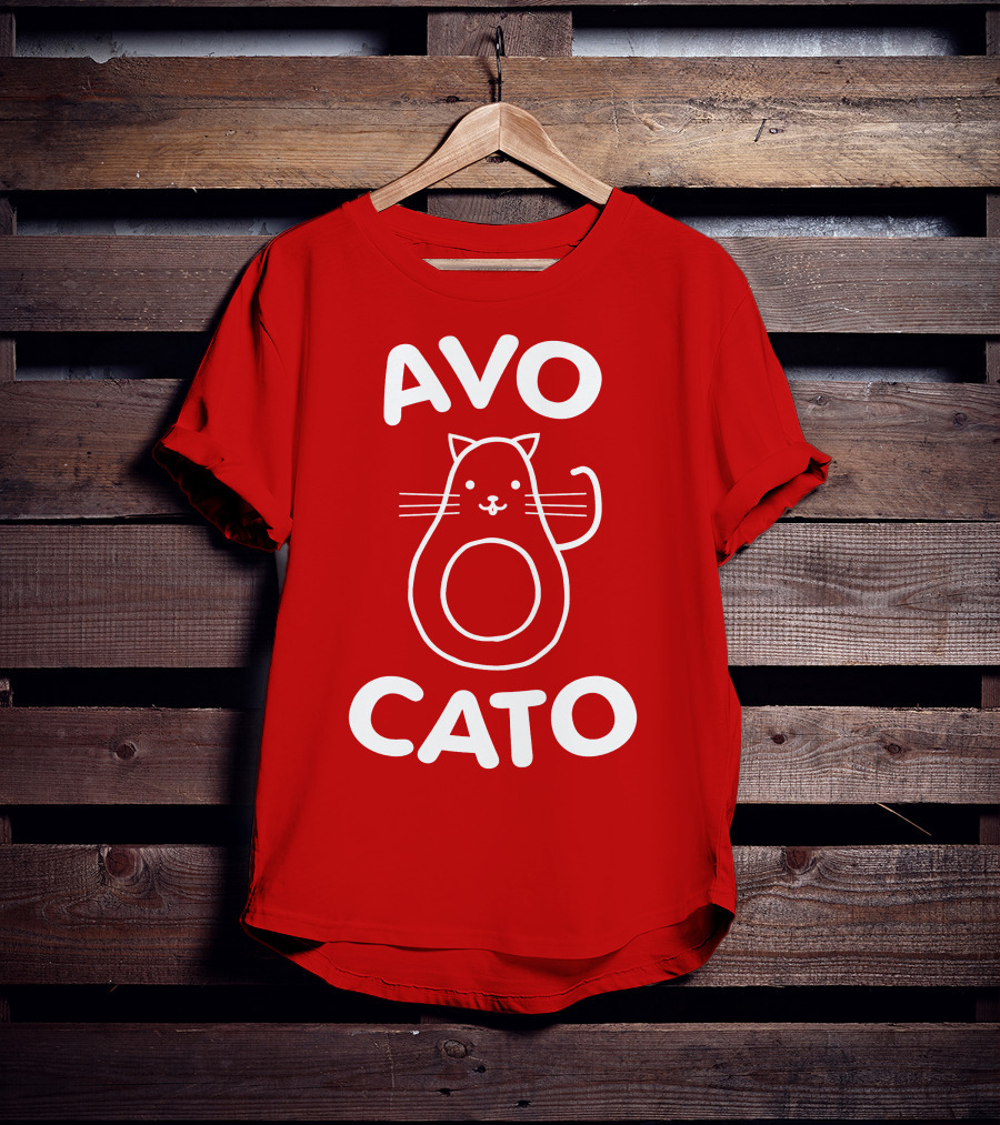 AVO CATO Cat Avocado Pun T-Shirt