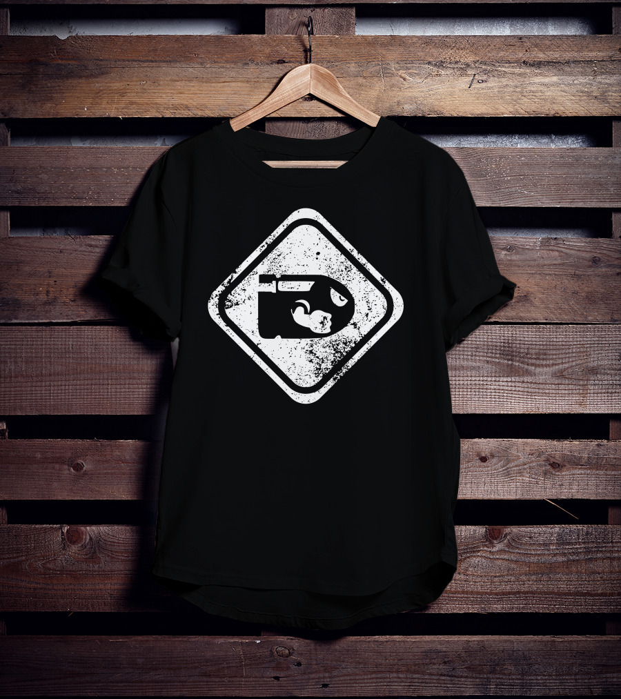 Bullet Bill Road Sign T-Shirt