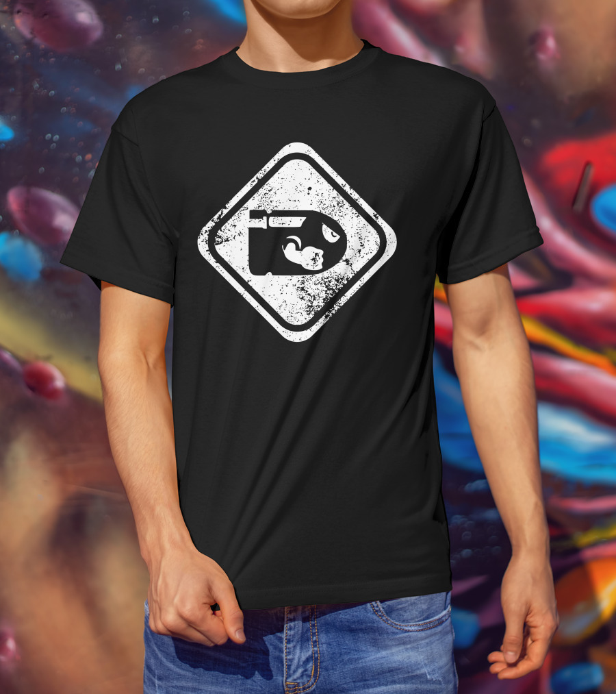 Bullet Bill Road Sign T-Shirt