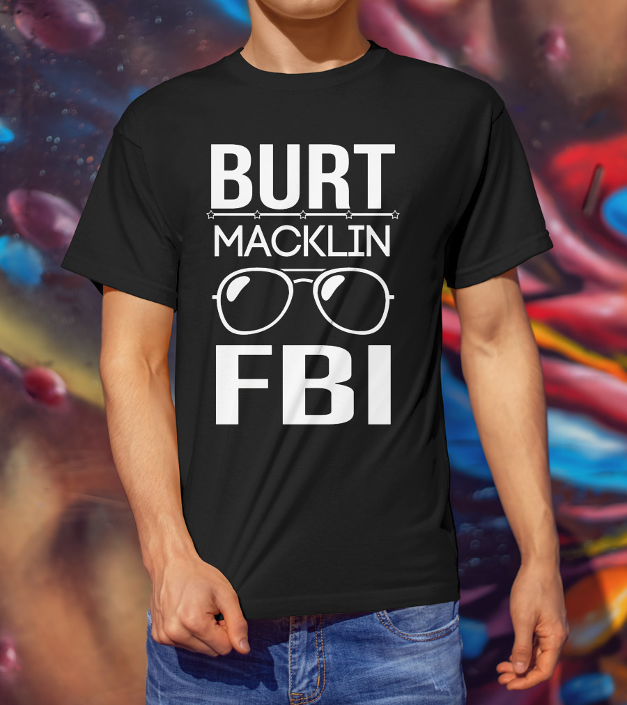 Burt Macklin FBI Sunglasses Stars T-Shirt