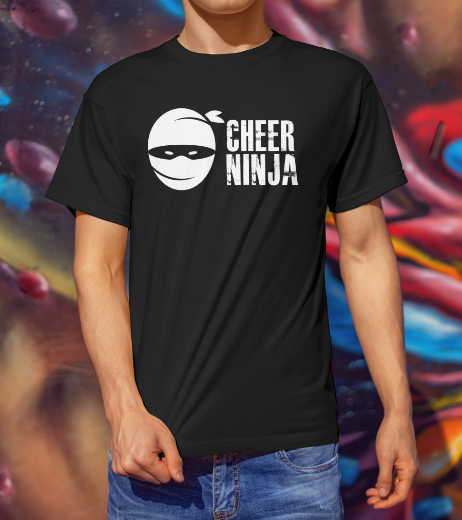 Cheer Ninja Masked Emblem T-Shirt
