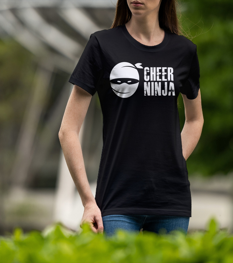 Cheer Ninja Masked Emblem T-Shirt