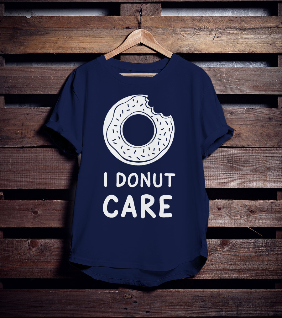I Donut Care Donut With A Bite T-Shirt