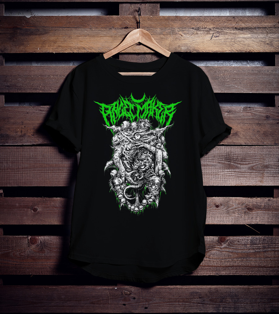 Angelmaker Death Metal Horror Skull T-Shirt