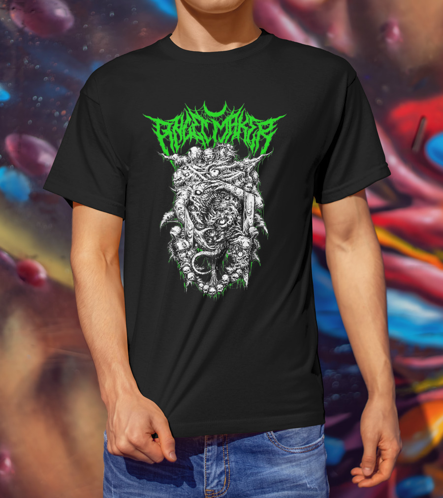 Angelmaker Death Metal Horror Skull T-Shirt