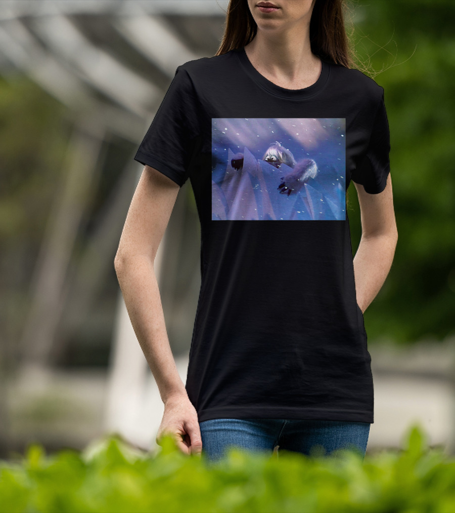 Classic Christmas Special Abominable Snowman Winter Scene Rugged Snowy Mountains T-Shirt