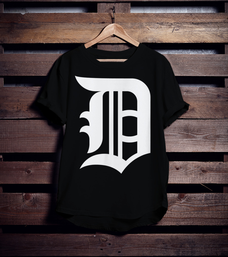 Detroit Baseball D Vintage Michigan Bengal T-Shirt