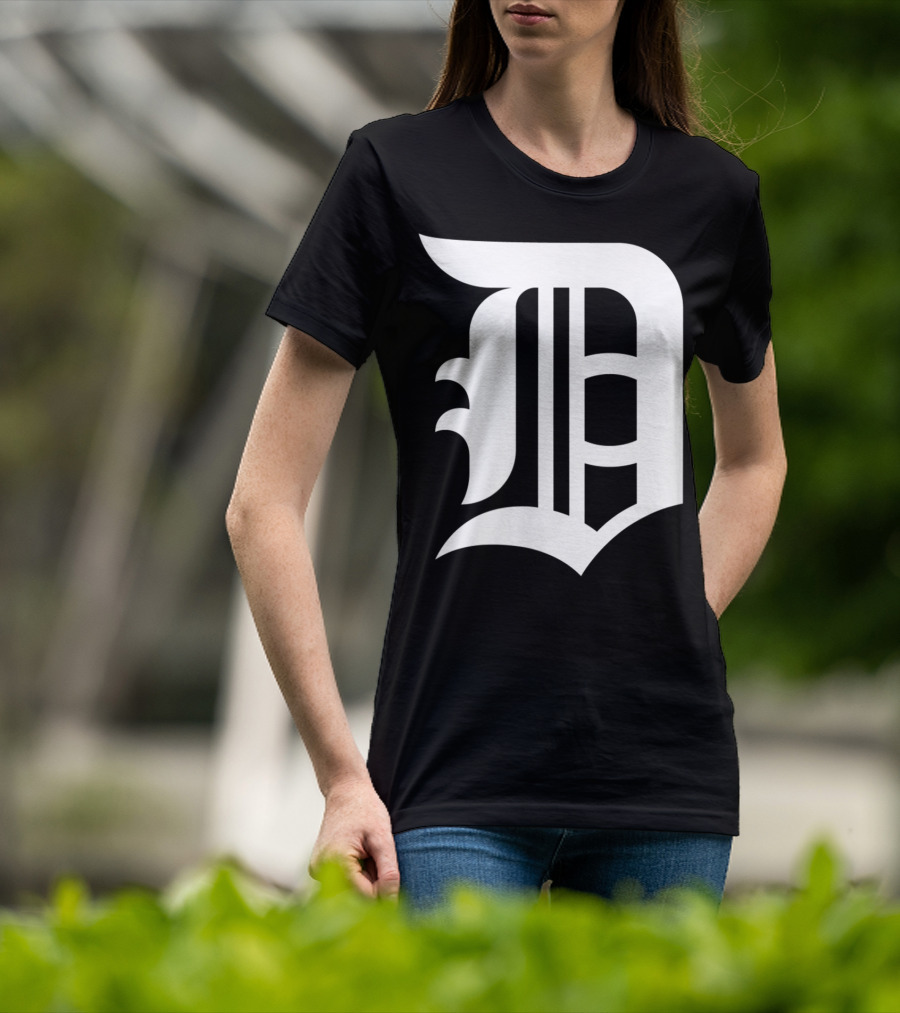 Detroit Baseball D Vintage Michigan Bengal T-Shirt