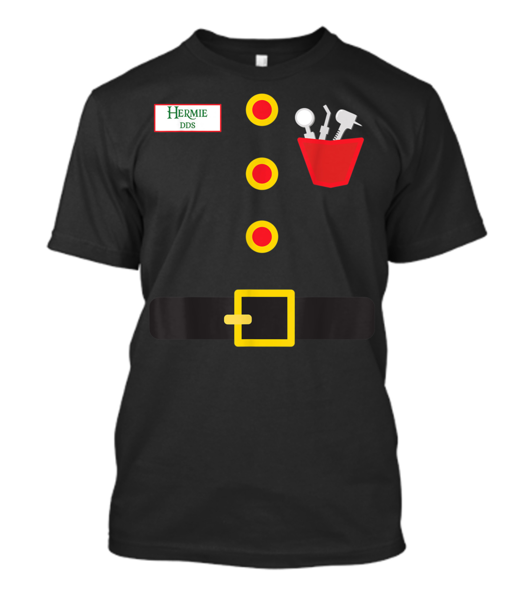 Hermie DDS Elf Costume Dentist Tools Belt T-Shirt