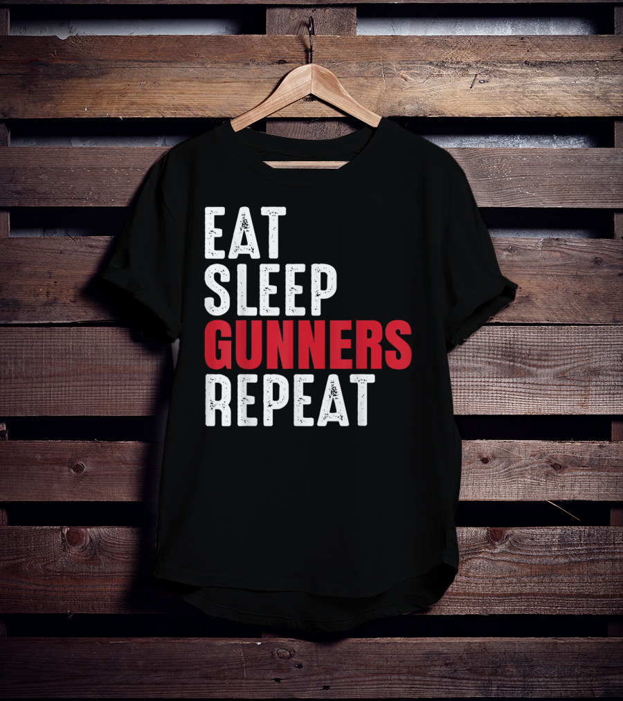 Eat Sleep Gunners Repeat T-Shirt