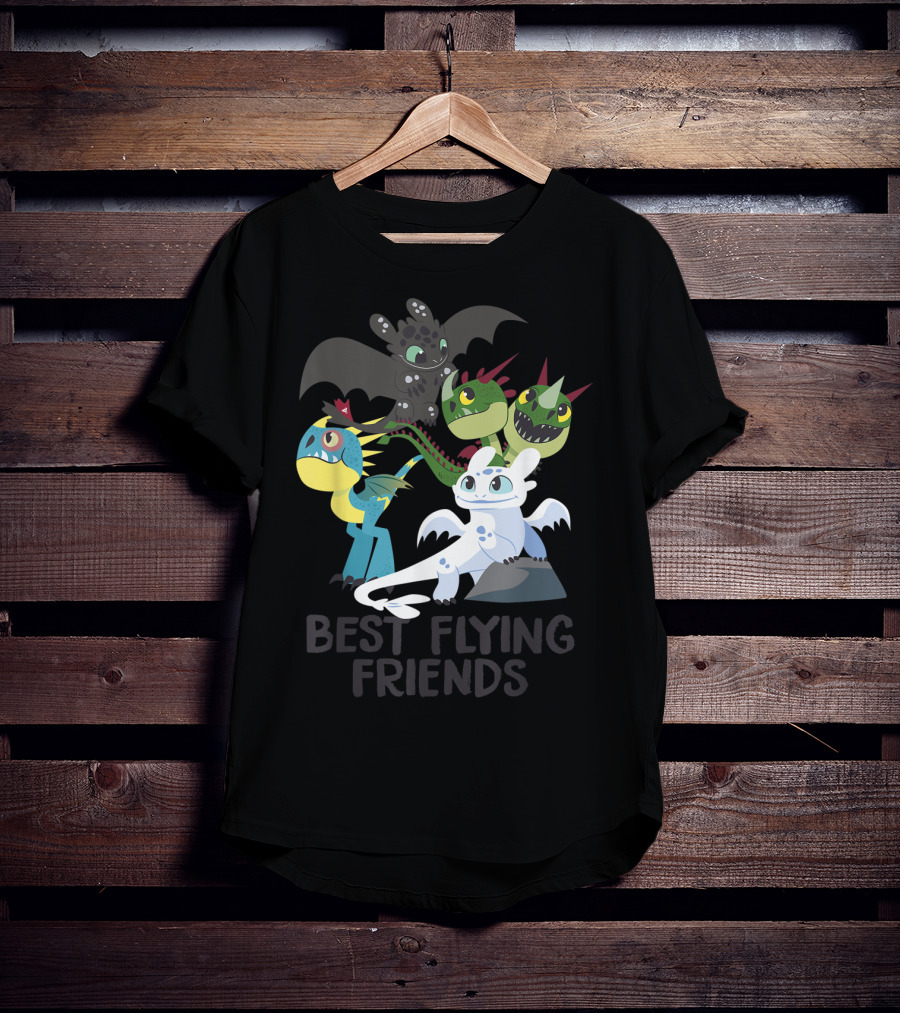 Best Flying Friends How To Train Your Dragon 3 Hidden World T-Shirt