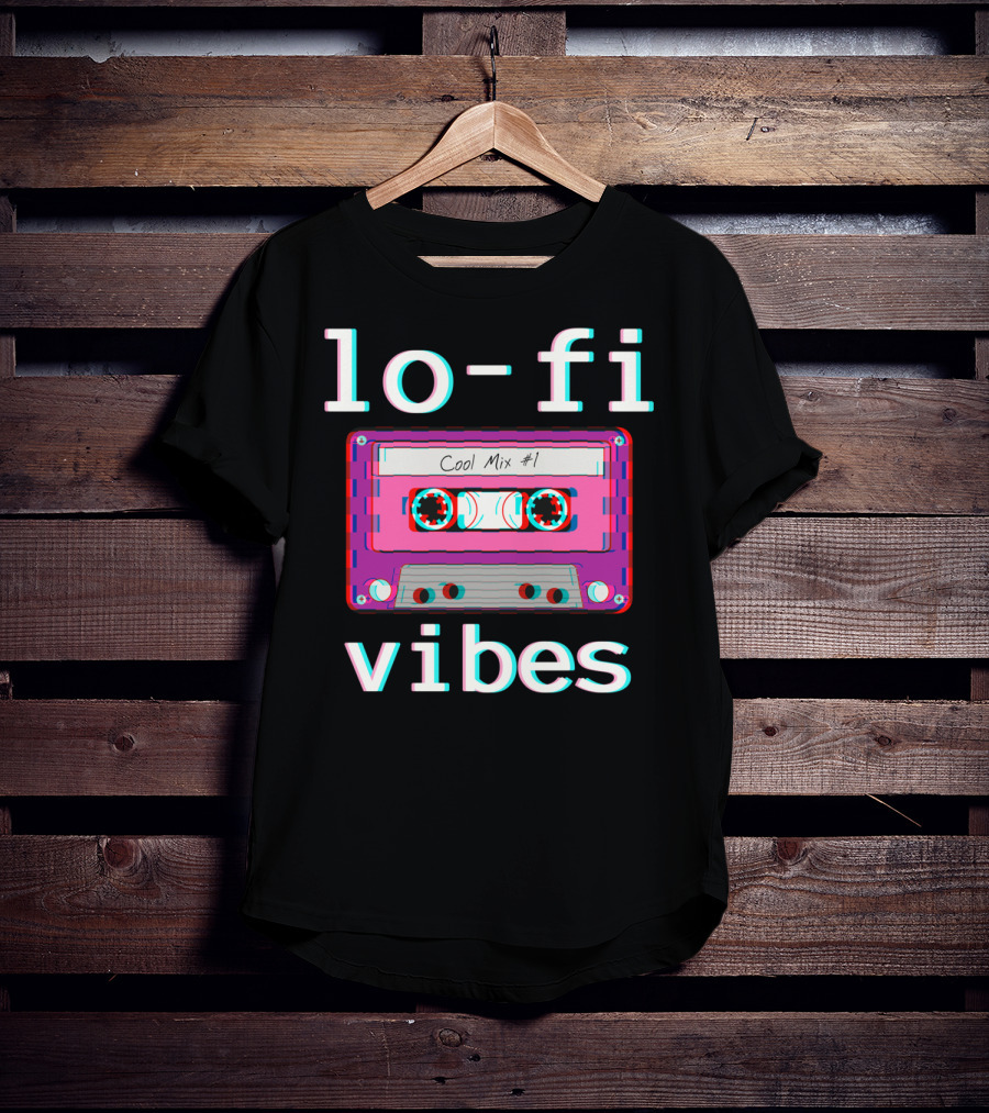 Lo-Fi Vibes Cool Mix #1 Tape Aesthetic T-Shirt