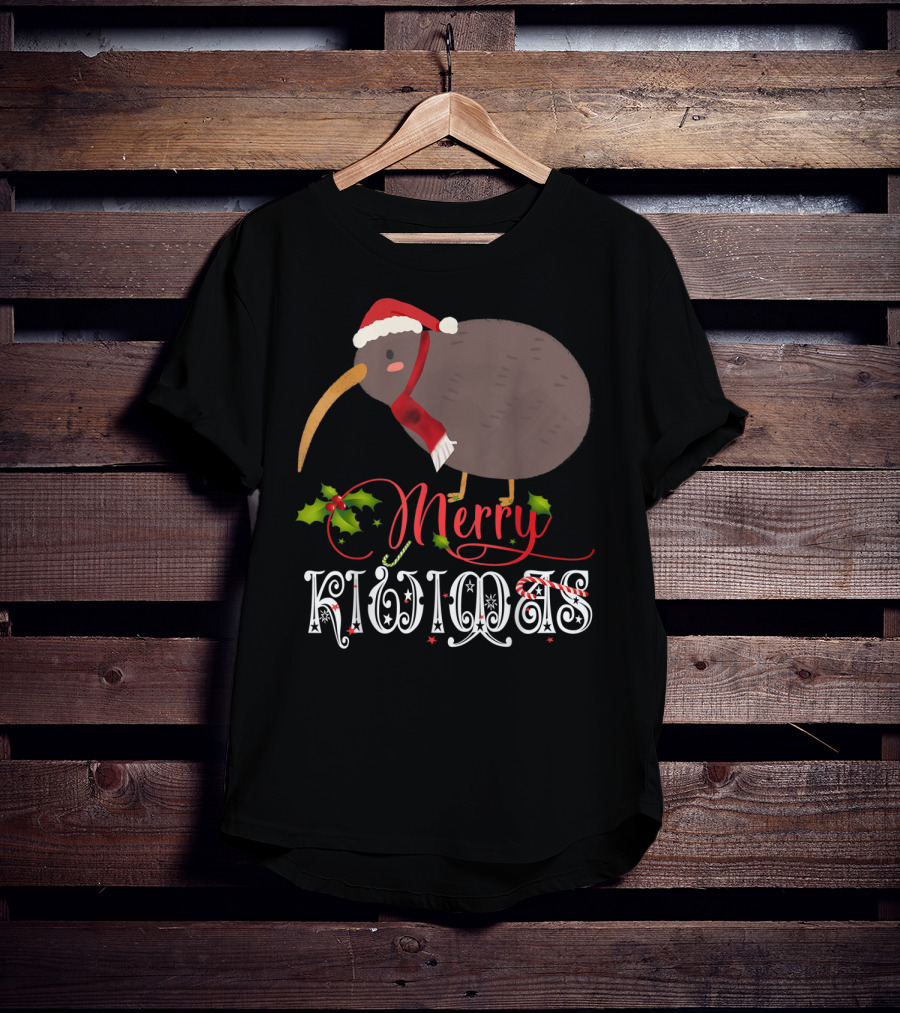 Merry Kiwi Christmas Family Matching T-Shirt