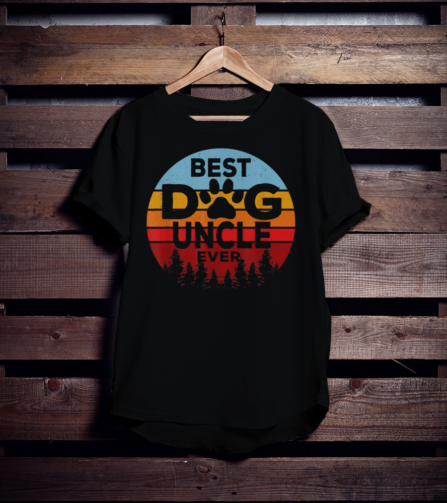 Best Dog Uncle Ever Vintage T-Shirt