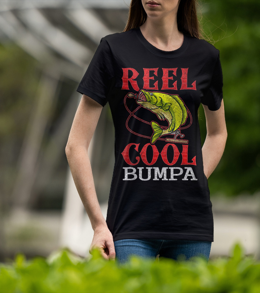 Mens Reel Cool Bumpa Fishing Lover Reel Cool Bumpa T-Shirt