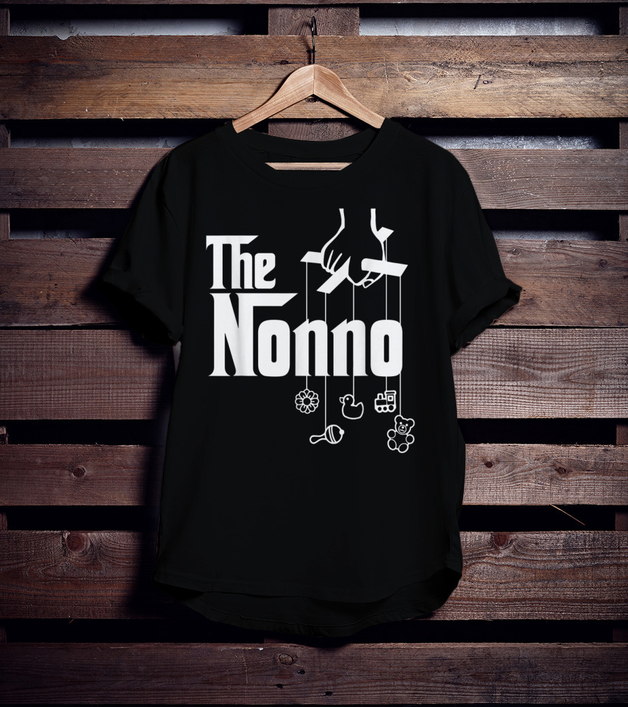 The Nonno Italian Grandpa Puppet Toys Baby Shower T-Shirt