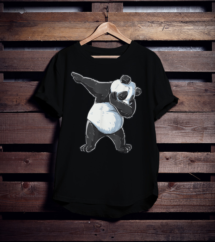 Panda Costume Dabbing Panda Dabbing Dance Pose T-Shirt