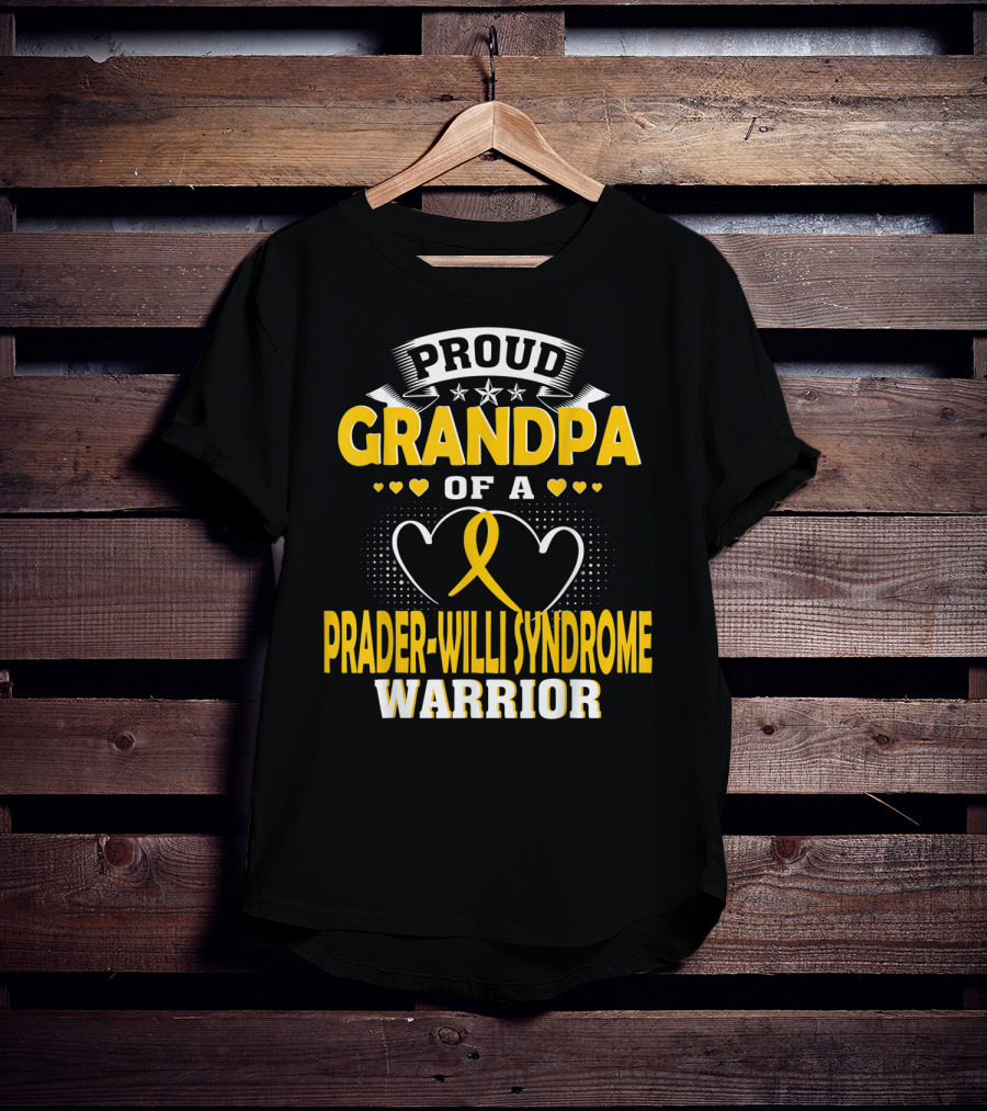 Proud Grandpa Of A Prader-Willi Syndrome Warrior T-Shirt