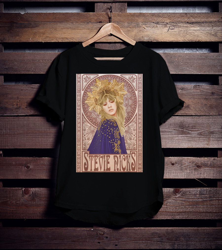 Stevie Nicks Retro Art Nouveau T-Shirt