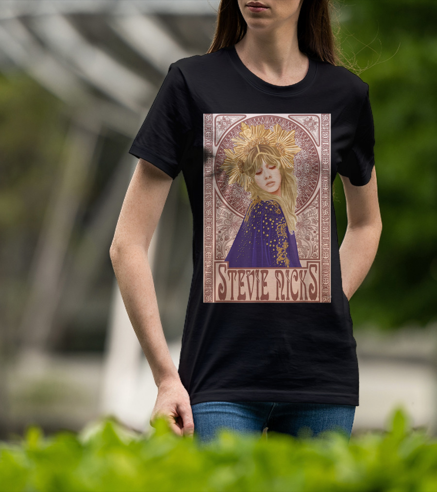 Stevie Nicks Retro Art Nouveau T-Shirt
