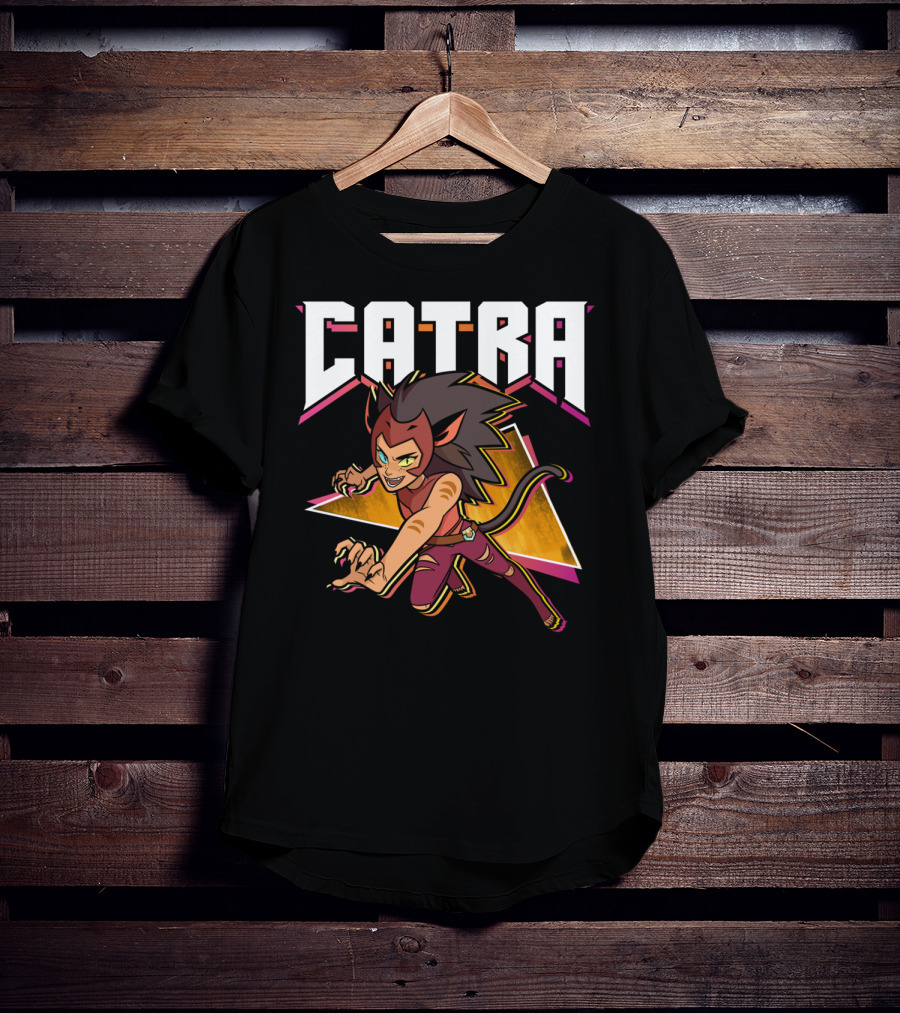 Catra Character Art From She-Ra And The Princesses Of Power Series T-Shirt