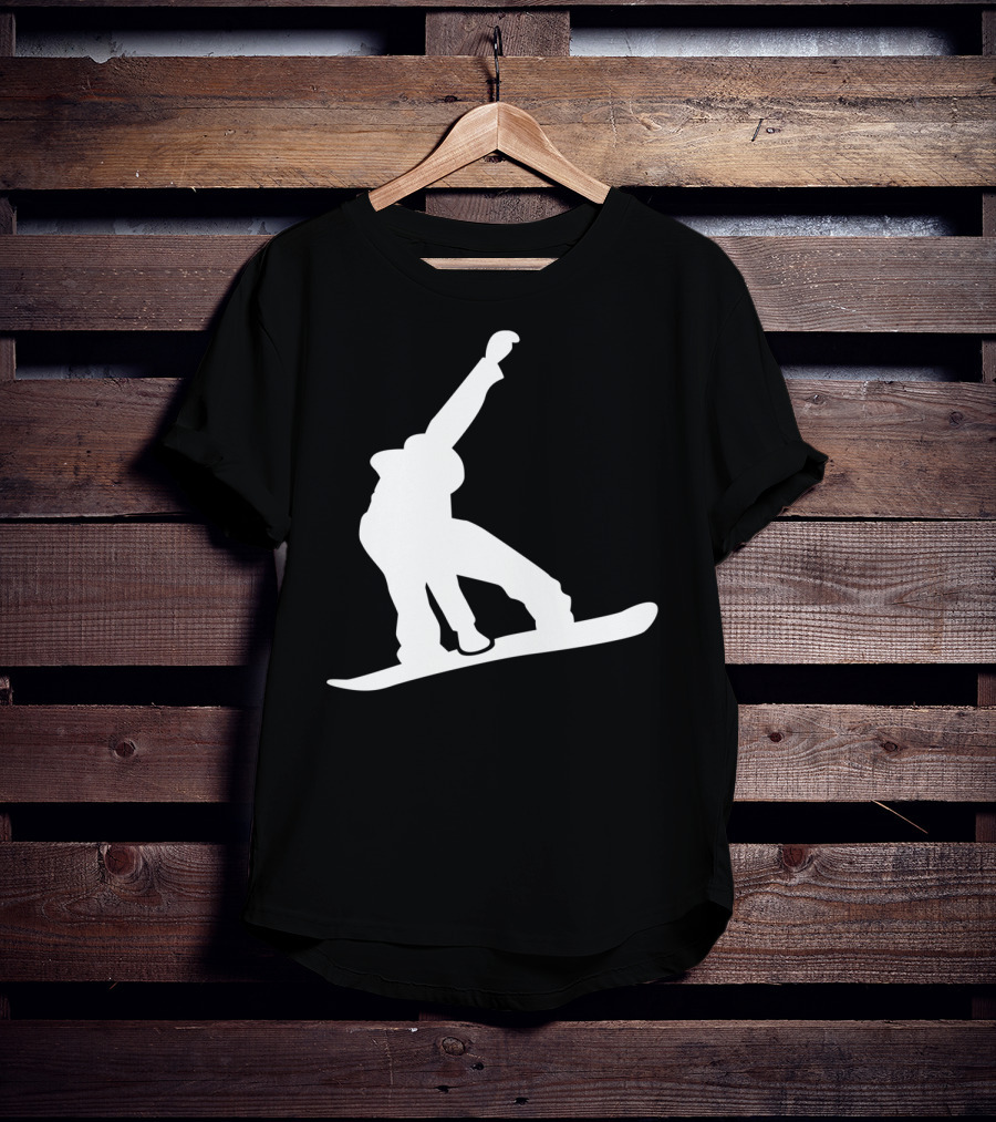 Snowboarder Snowboarding Silhouette Jumper T-Shirt