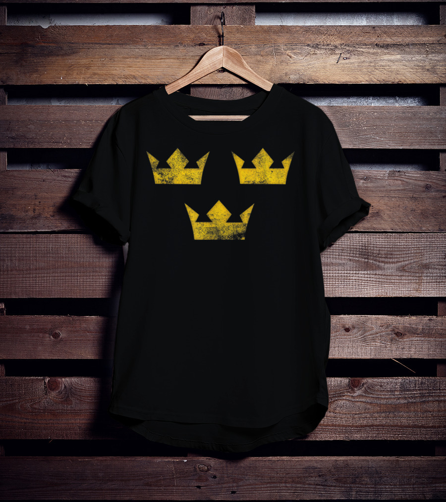 Sweden Sverige Hockey Tre Kronor Three Crowns T-Shirt