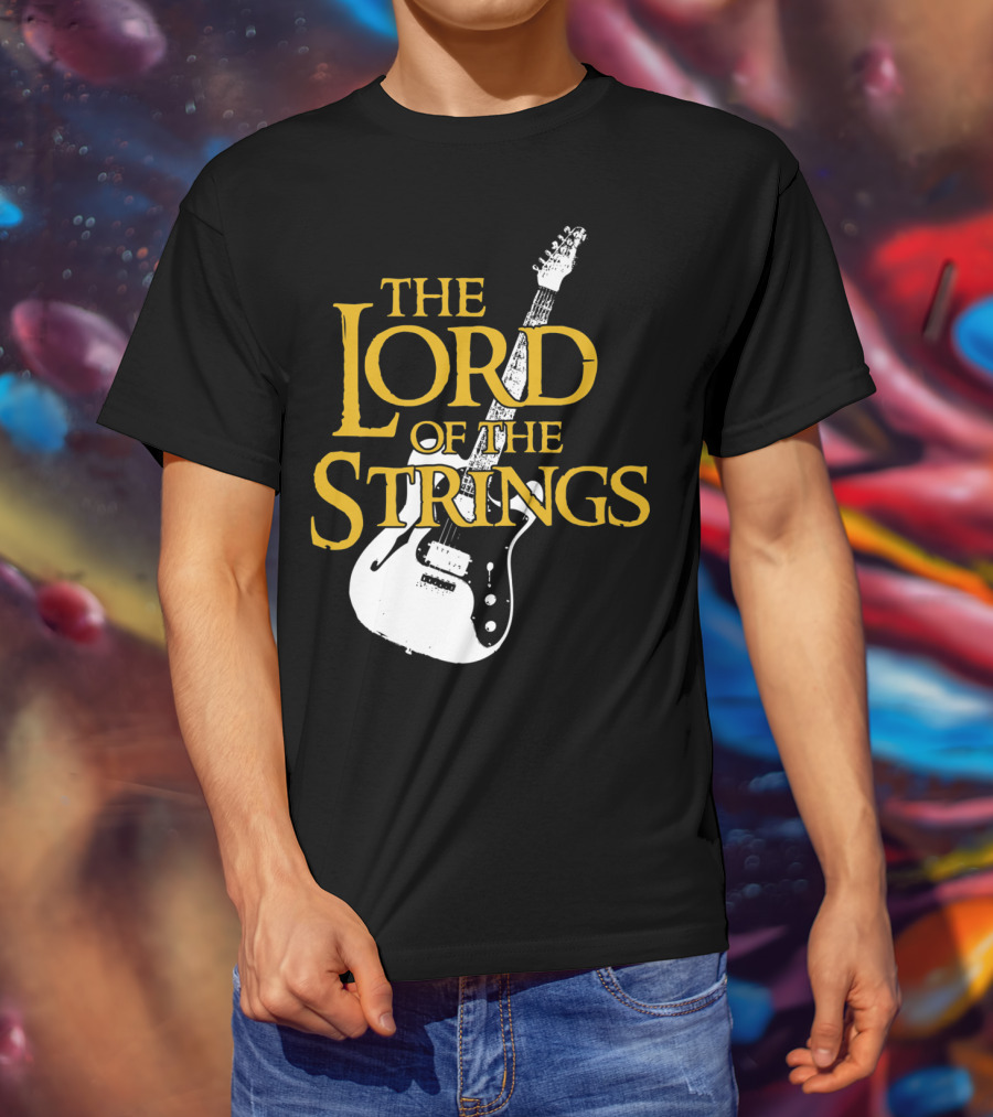 The Lord Of The Strings Electric Guitar T-Shirt