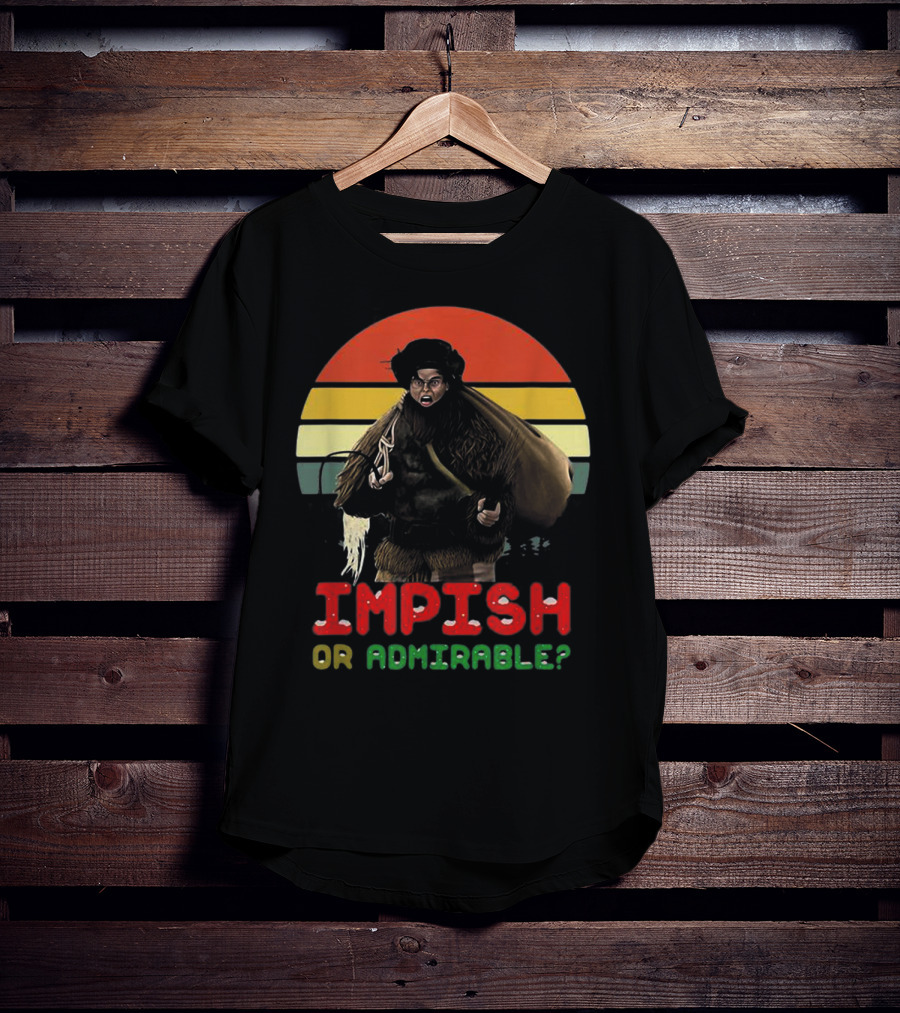 Impish Or Admirable Vintage Retro Sunset T-Shirt
