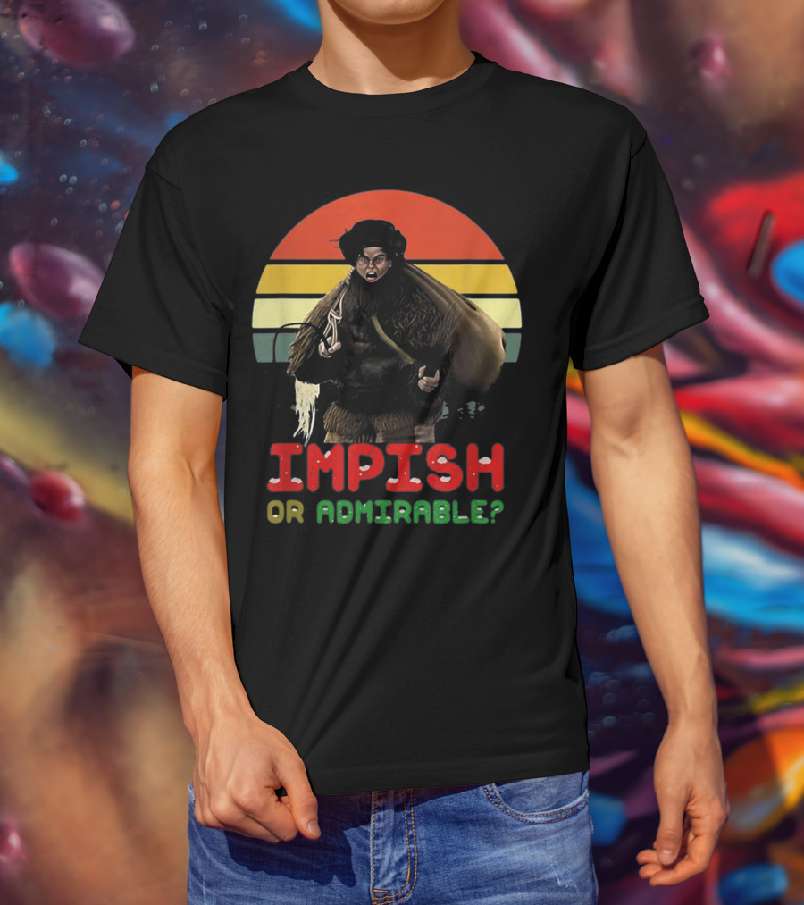 Impish Or Admirable Vintage Retro Sunset T-Shirt