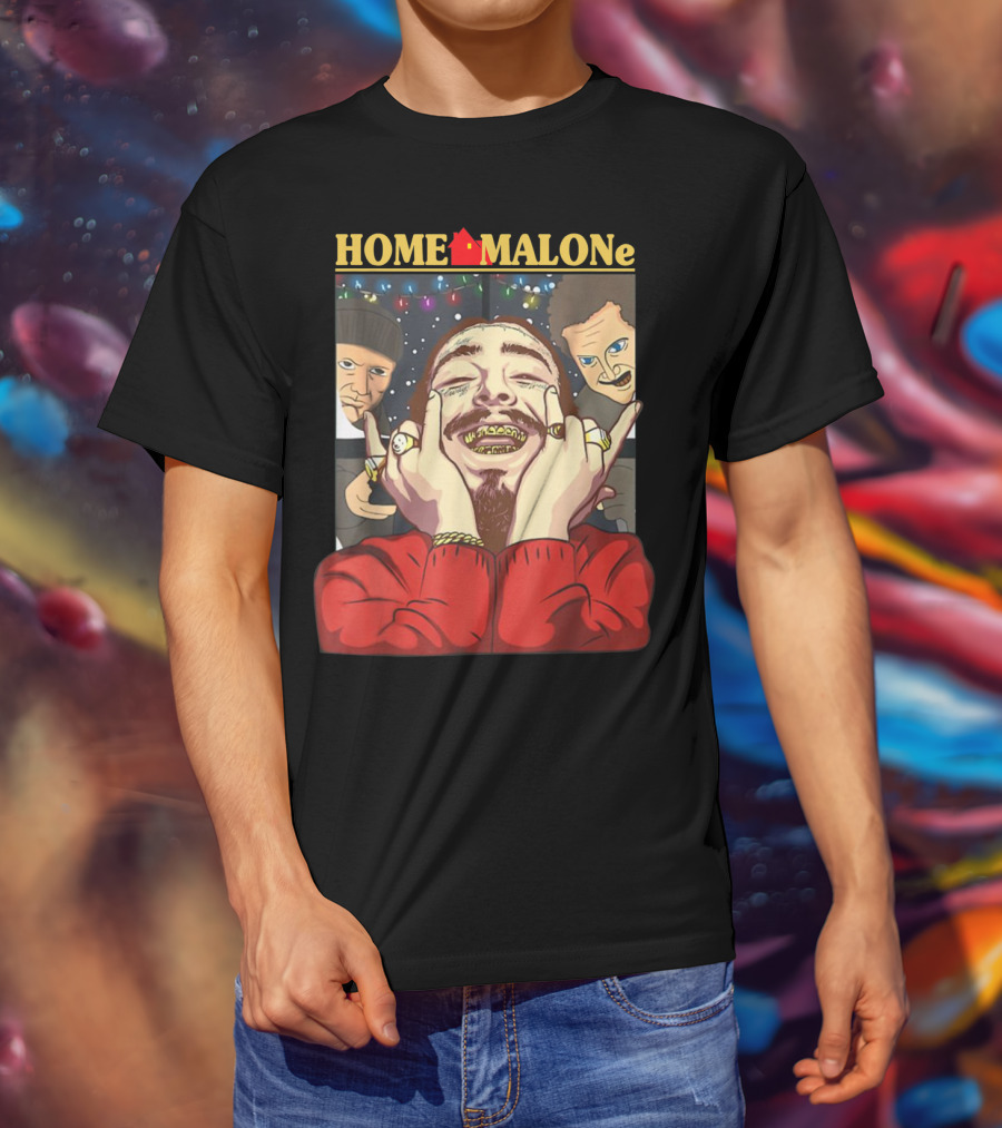 HOME MALONe Vintagehomemalone Christmas Winter T-Shirt