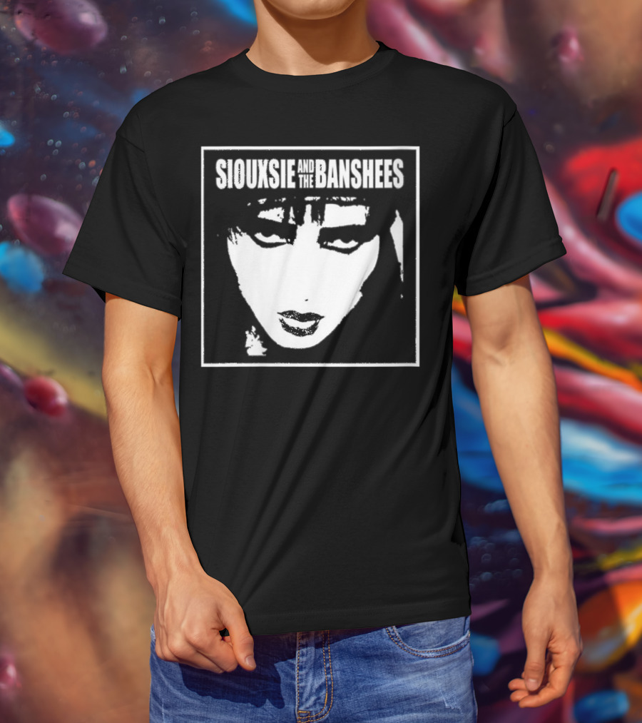 Siouxsie And The Banshees Siouxsie Monochrome Face T-Shirt
