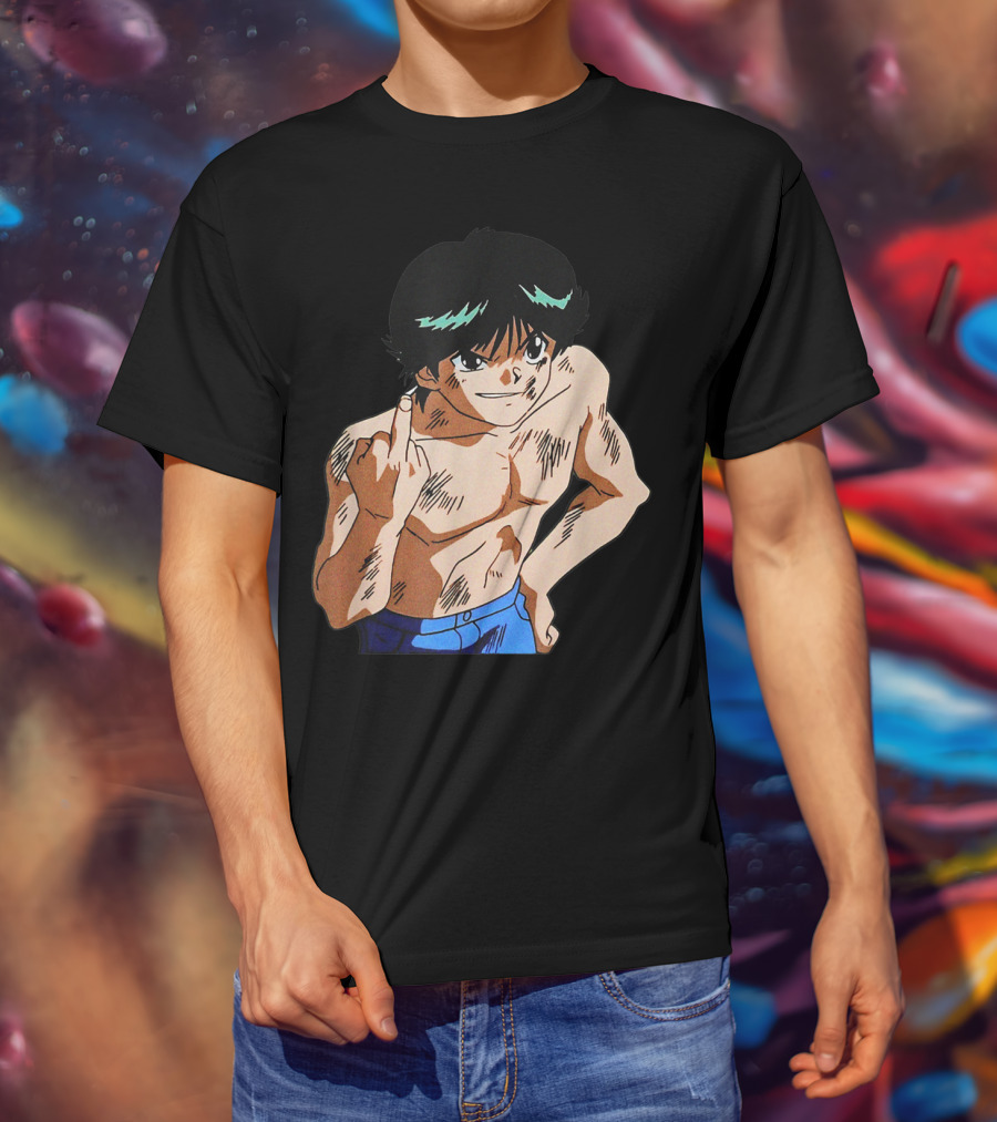Yusuke Urameshi From Yuyu Hakusho Anime Classics T-Shirt