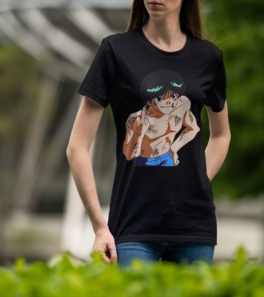 Yusuke Urameshi From Yuyu Hakusho Anime Classics T-Shirt