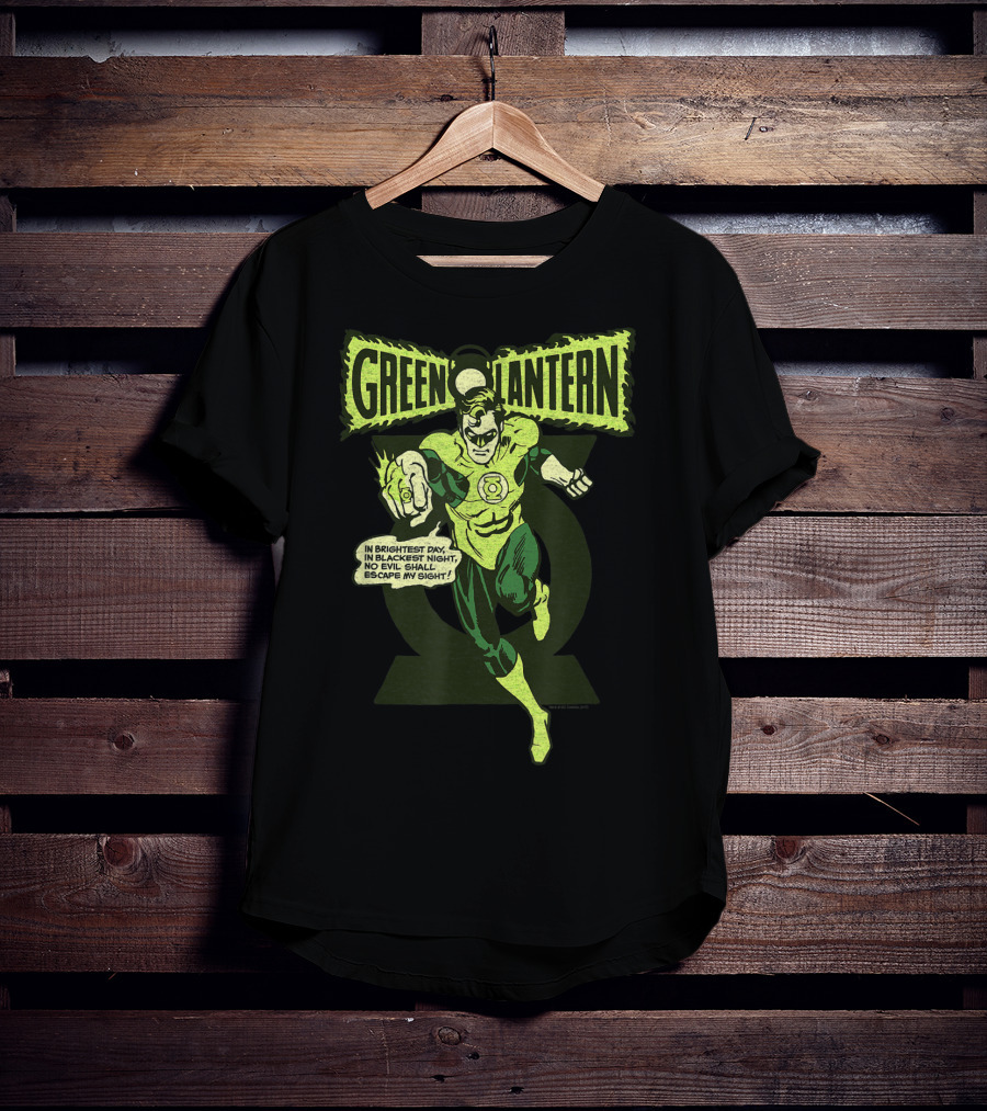 In Brightest Day In Blackest Night Green Lantern Oath T-Shirt