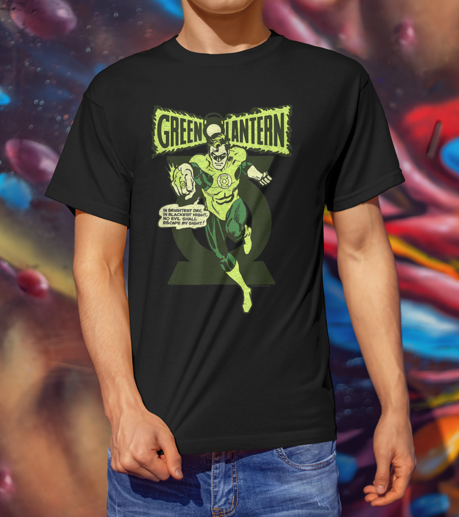In Brightest Day In Blackest Night Green Lantern Oath T-Shirt