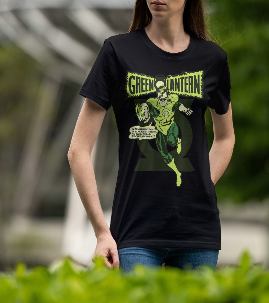 In Brightest Day In Blackest Night Green Lantern Oath T-Shirt