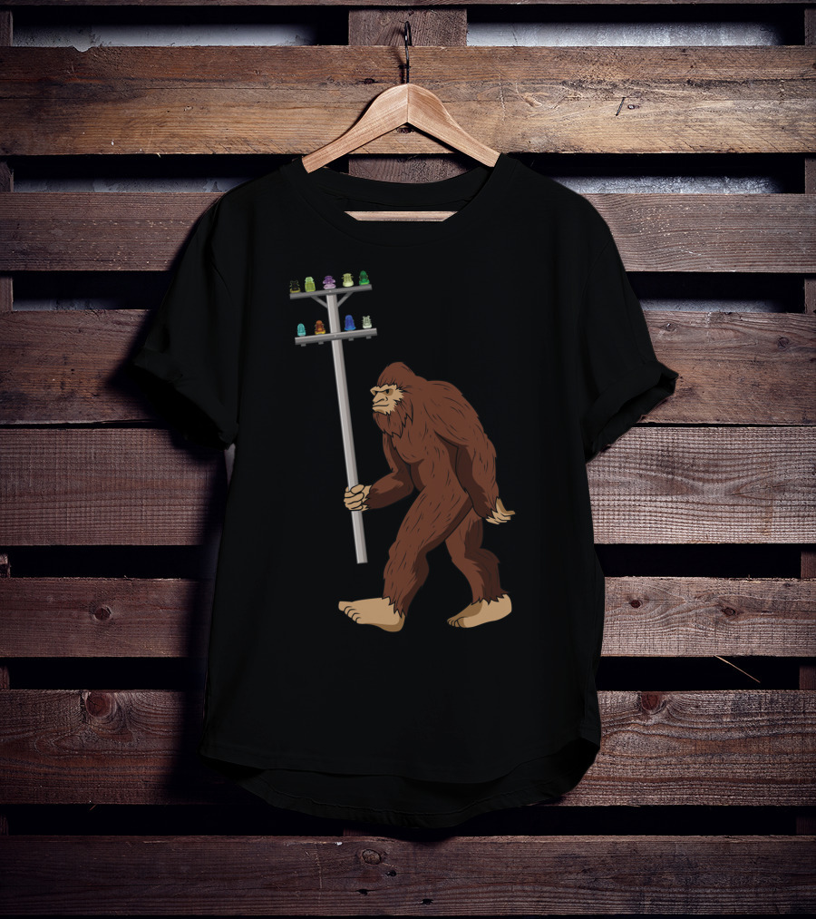 Bigfoot Collects Glass And Porcelain Figurines Enthusiastically T-Shirt