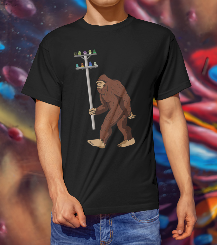 Bigfoot Collects Glass And Porcelain Figurines Enthusiastically T-Shirt