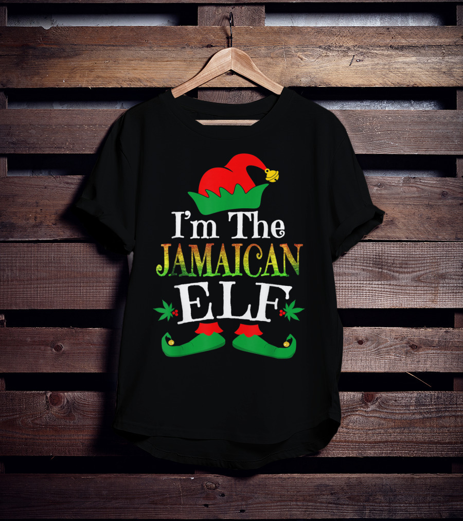 I'm The Jamaican Elf Weed Humor T-Shirt
