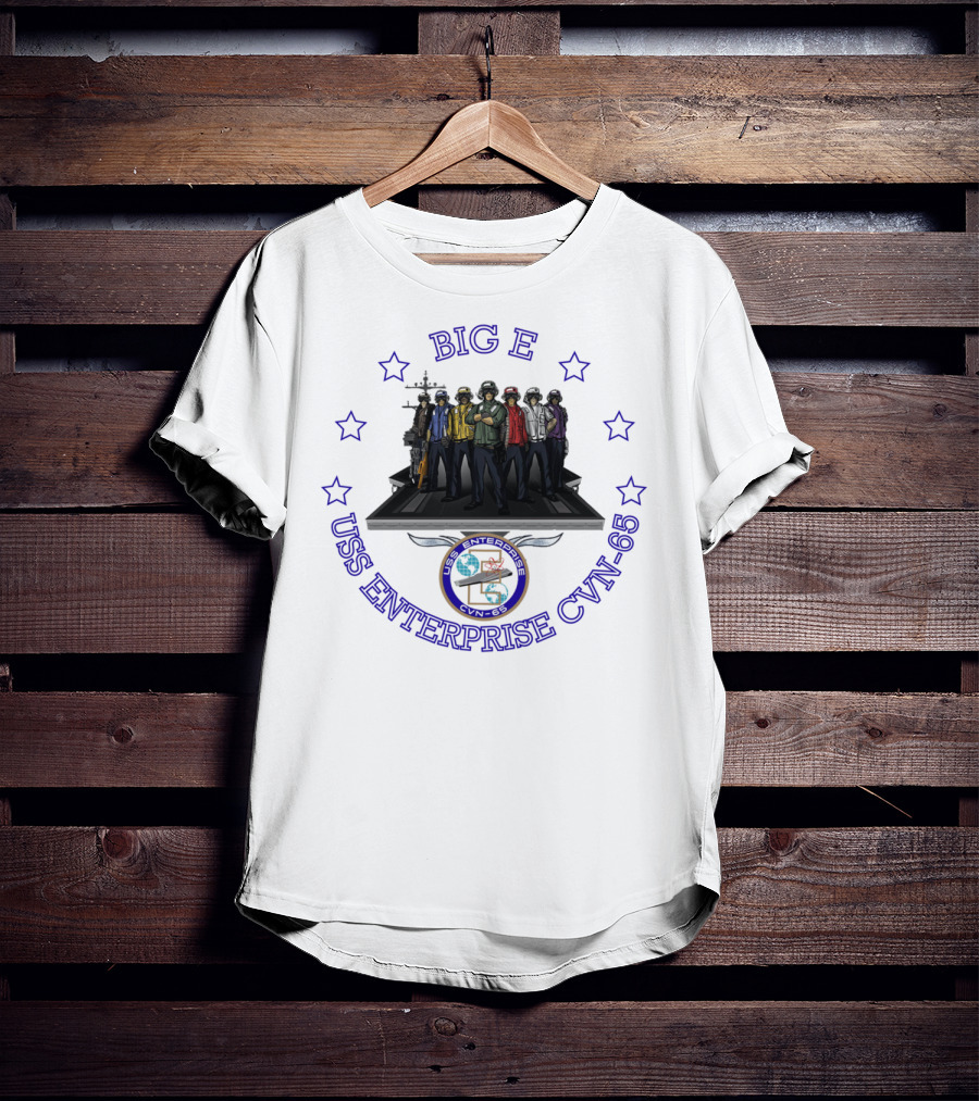 BIG E USS Enterprise CVN-65 T-Shirt