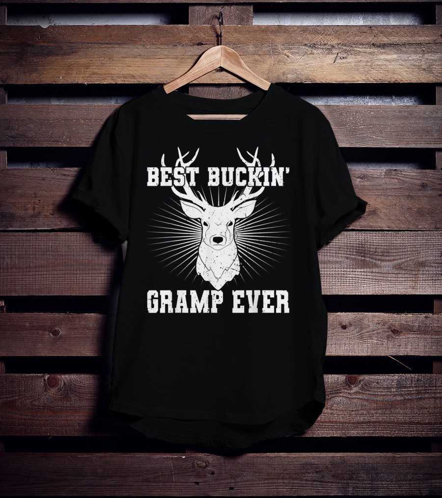 Best Buckin' Gramp Ever Deer Hunting Lover T-Shirt
